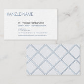 ブラウシュワルツプロフェッショナル モダン 名刺 (正面/裏面)