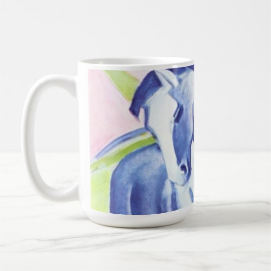 ブラウスPferd I by Franz Marc Mug コーヒーマグカップ (左)