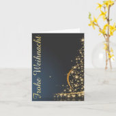 ブラウズワイハナチスモチフミットゴールデネムワイハンチスバウム カード (黄色い花)