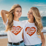 ブラウットウントチームブラウバチェロレッテレトロハート Tシャツ<br><div class="desc">ブラートウントチームブラットバチェロレッテレトロハートTシャツ花嫁Babe Tシャツバチェロレッテレトロ花嫁Tシャツ花嫁Teeヴィンテージ花嫁Babe花嫁</div>