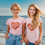 ブラウットウントチームブラウバチェロレッテレトロヘルツ Tシャツ<br><div class="desc">ブラートウントチームブラットバチェロレッテレトロハーツTシャツブライドTシャツブライドバチェロレッテレトロ花嫁Tシャツ花嫁Tヴィンテージ花嫁Brighter花嫁To Be Bride's Maid Bride Tribe</div>