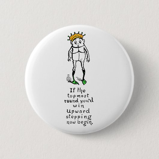 ブラウニーが王冠を勝ち取る 缶バッジ (正面)