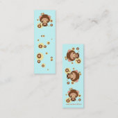 ブラウニーくまのしおり スキニー名刺 (正面/裏面)