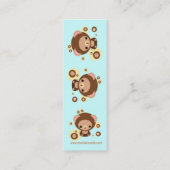 ブラウニーくまのしおり スキニー名刺 (裏面)