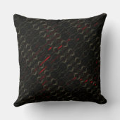 ブラウニーと赤い金属線のタイダウン？ クッション (裏面)