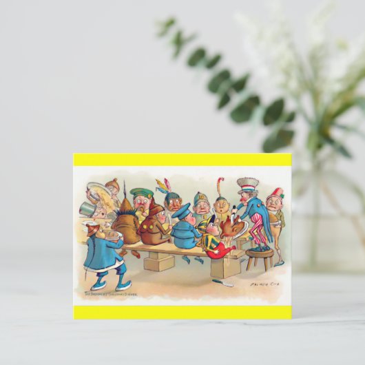 ブラウニーのクリスマスディナー シーズンポストカード (スタンド正面)