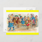 ブラウニーのクリスマスディナー シーズンポストカード (正面/裏面)