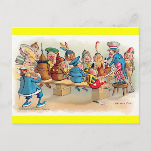 ブラウニーのクリスマスディナー シーズンポストカード (正面)
