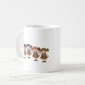 ブラウニーのグループ コーヒーマグカップ (正面左)