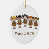 ブラウニーのグループ セラミックオーナメント (右)