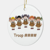 ブラウニーのグループ セラミックオーナメント (左)