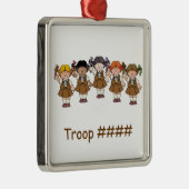 ブラウニーのグループ メタルオーナメント (右)