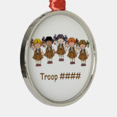 ブラウニーのグループ メタルオーナメント (右)