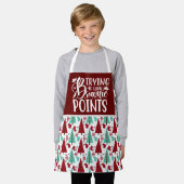 ブラウニーのポイントを獲得するクリスマス エプロン (着用した状態)