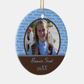 ブラウニーの偵察者の写真のオーナメント セラミックオーナメント (右)