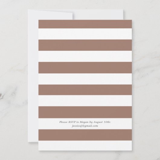 ブラウニーの祭典 | 焼き菓子好きが集まる 招待状 (裏面)