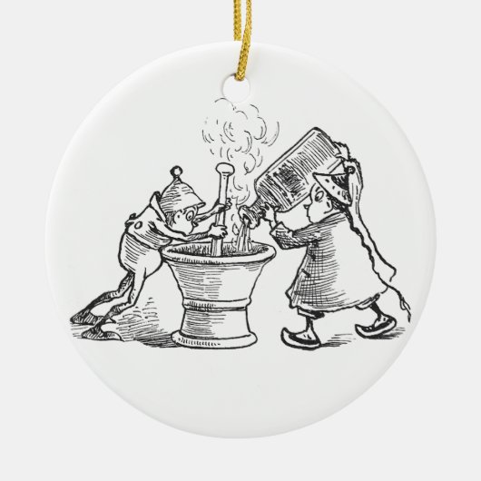 ブラウニーの薬剤師 セラミックオーナメント (正面)