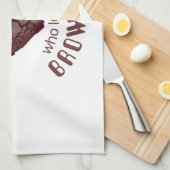 ブラウニーを愛しているだけの女の子 キッチンタオル (四つ折り)