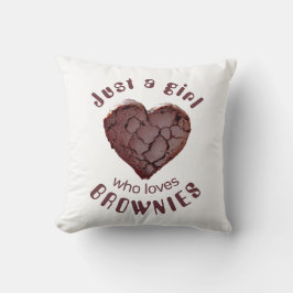 ブラウニーを愛しているだけの女の子 クッション