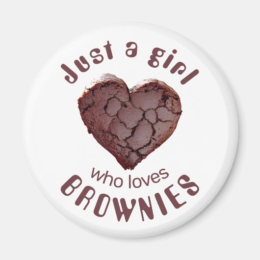 ブラウニーを愛しているだけの女の子 マグネット (正面)