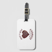 ブラウニーを愛しているだけの女の子 ラゲッジタグ (正面縦)