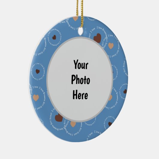 ブラウニースカウトセラミッククリスマスオーナメント セラミックオーナメント (右)