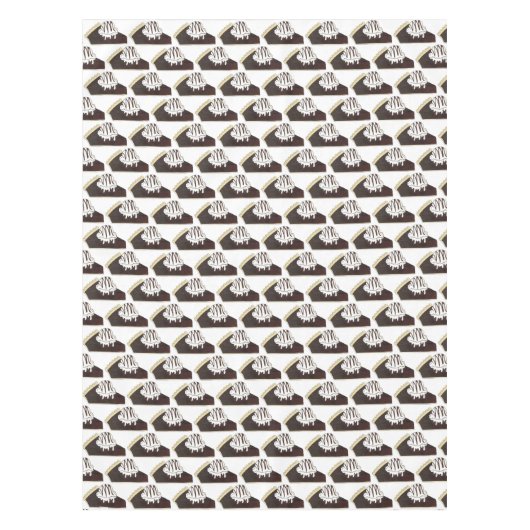 ブラウニーパイラモードアイスクリームサンデデザート テーブルクロス (正面)