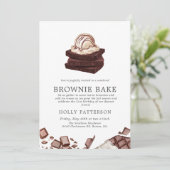 ブラウニーパーティー | 焼き菓子好きが集まる会 招待状 (スタンド正面)