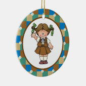 ブラウニー1 セラミックオーナメント (右)