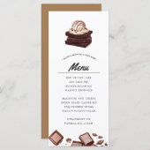 ブラウニー アンド ケーキ ベイク | テーマ メニュー (正面/裏面)