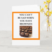 ブラウニー カード (黄色い花)