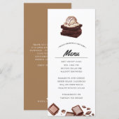 ブラウニー＆ケーキ ベイク | テーマメニュー メニュー (正面/裏面)