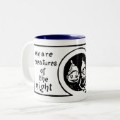 ブラウニー: 私達は夜の創造物です ツートーンマグカップ (正面左)