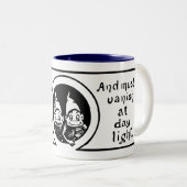 ブラウニー: 私達は夜の創造物です ツートーンマグカップ (正面右)