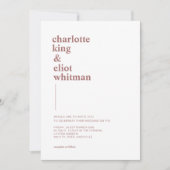 ブラウモダンンインラドン 招待状 (正面)