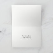 ブラウンおもしろいペリカンユーモア誕生日挨拶 カード (内部)