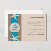 ブラウンおよびターコイズバンドヒトデの調節 エンクロージャーカード (正面/裏面)