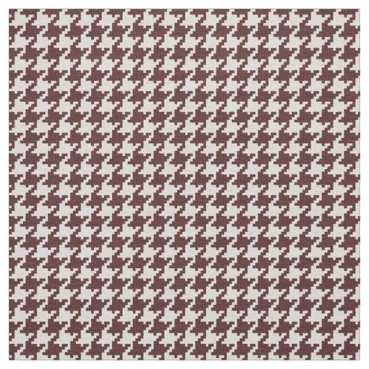 ブラウンおよび白く千鳥格子ので幾何学的なパターン ファブリック (見本)