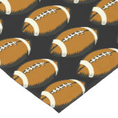 ブラウンおよび黒いフットボールのスポーツのテーブルのランナー ショートテーブルランナー (コーナー)