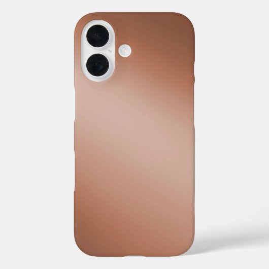 ブラウンお洒落グラデーション- iPhone 16ケース Case-Mate iPhoneケース (裏面)