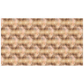 ブラウンからサーモンへ、折り曲げガラスを打って繰り返した テーブルクロス (正面(横))