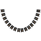 ブラウンかわいらし誕生日フクロウオンブランチネックレススターズ バンティングフラッグ (全)