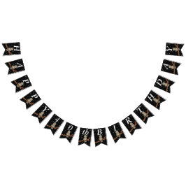 ブラウンかわいらし誕生日フクロウオンブランチネックレススターズ バンティングフラッグ