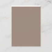 ブラウンでリビングルームのスタイルを強化 名刺 (正面)