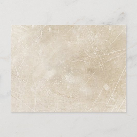 ブラウンとアイボリーのアフリカのキリンは日付を保存 案内ポストカード (裏面)