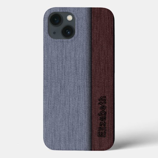 ブラウンとグレーのプロフェッショナル モダン Case-Mate iPhoneケース (裏面)