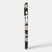 ブラウンとグレー カモフラージュ オリジナル Case-Mate iPhoneケース (裏面 / 左)