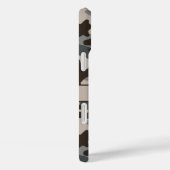 ブラウンとグレー カモフラージュ オリジナル Case-Mate iPhoneケース (裏面 / 右)