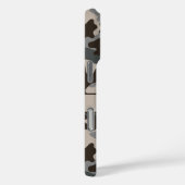 ブラウンとグレー カモフラージュ オリジナル Case-Mate iPhoneケース (裏面 / 右)