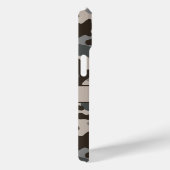 ブラウンとグレー カモフラージュ オリジナル Case-Mate iPhoneケース (裏面 / 右)